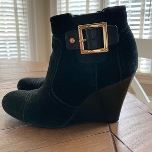 Tory Burch Adrienne Suede wedge Bootie